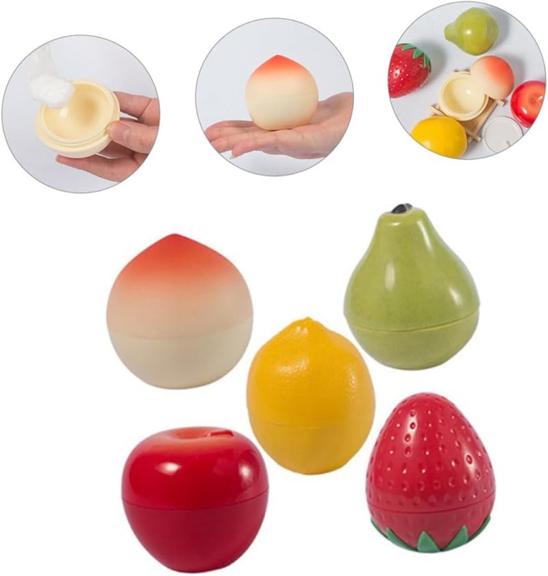 Healifty 5Pcs Plastic Travel Jars with Lids Leak Proof Cream Containers for Skincare - Image 4